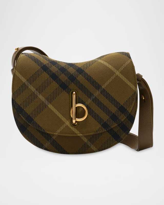 Rocking Horse Small Check Jacquard Crossbody Bag